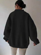 Women's Oversized V-Neck Jumper
