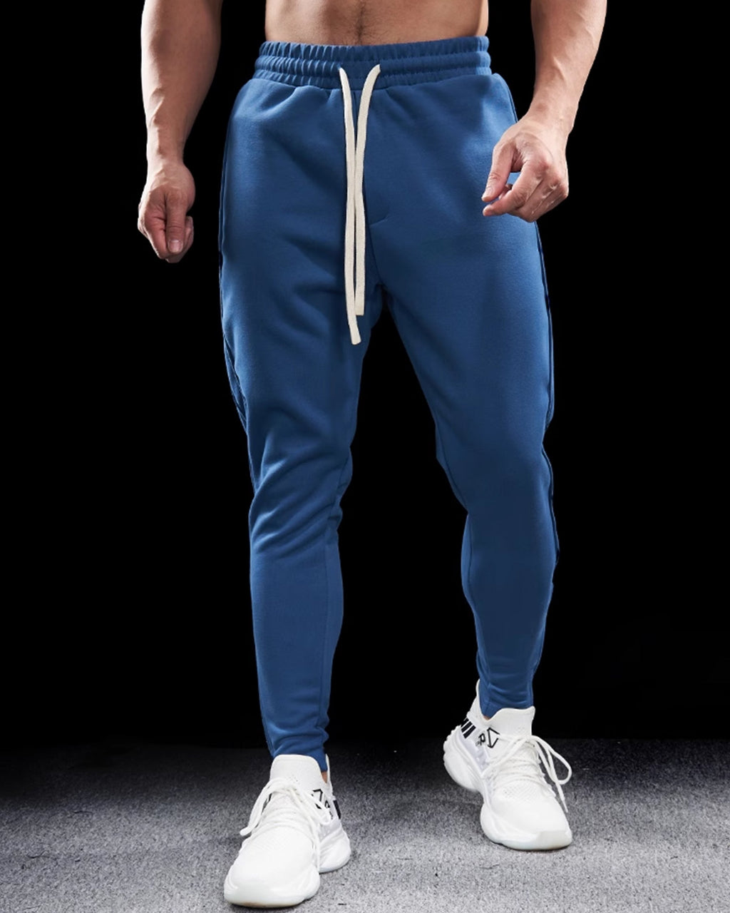 Men's Tapered Joggers with Zip Pockets