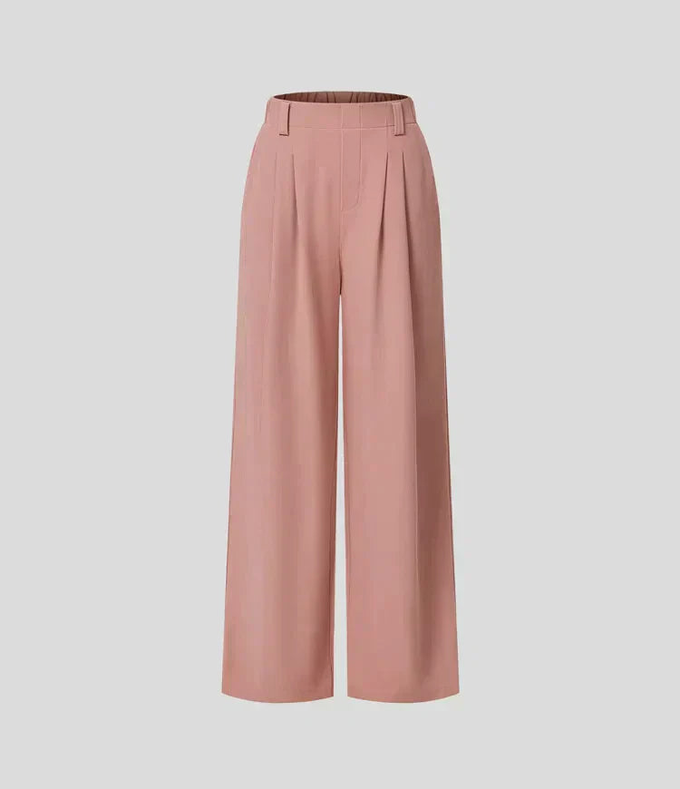 Women's Linen Summer Wide Leg Trousers