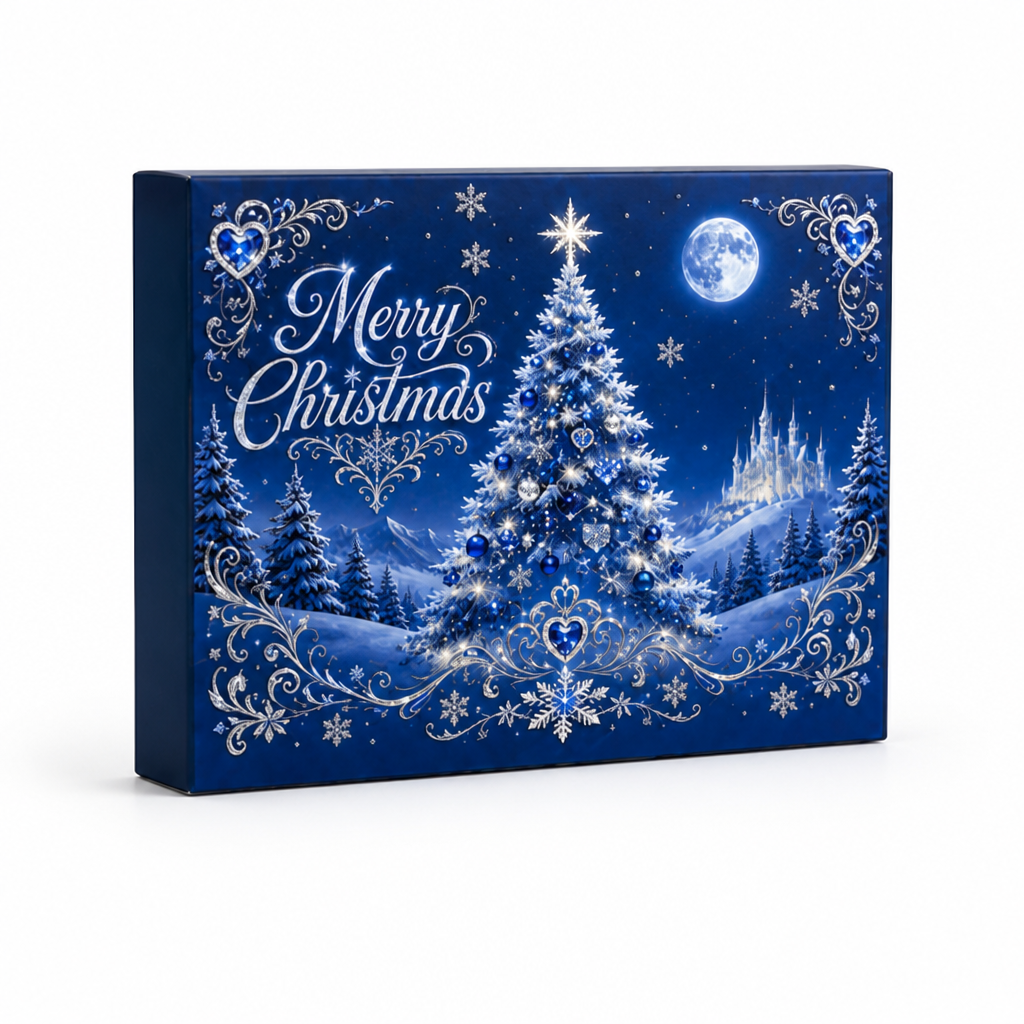 24-Day Advent Calendar | Sparkling Blue Christmas Countdown