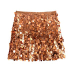 Mini-jupe ornée de sequins en forme de disques