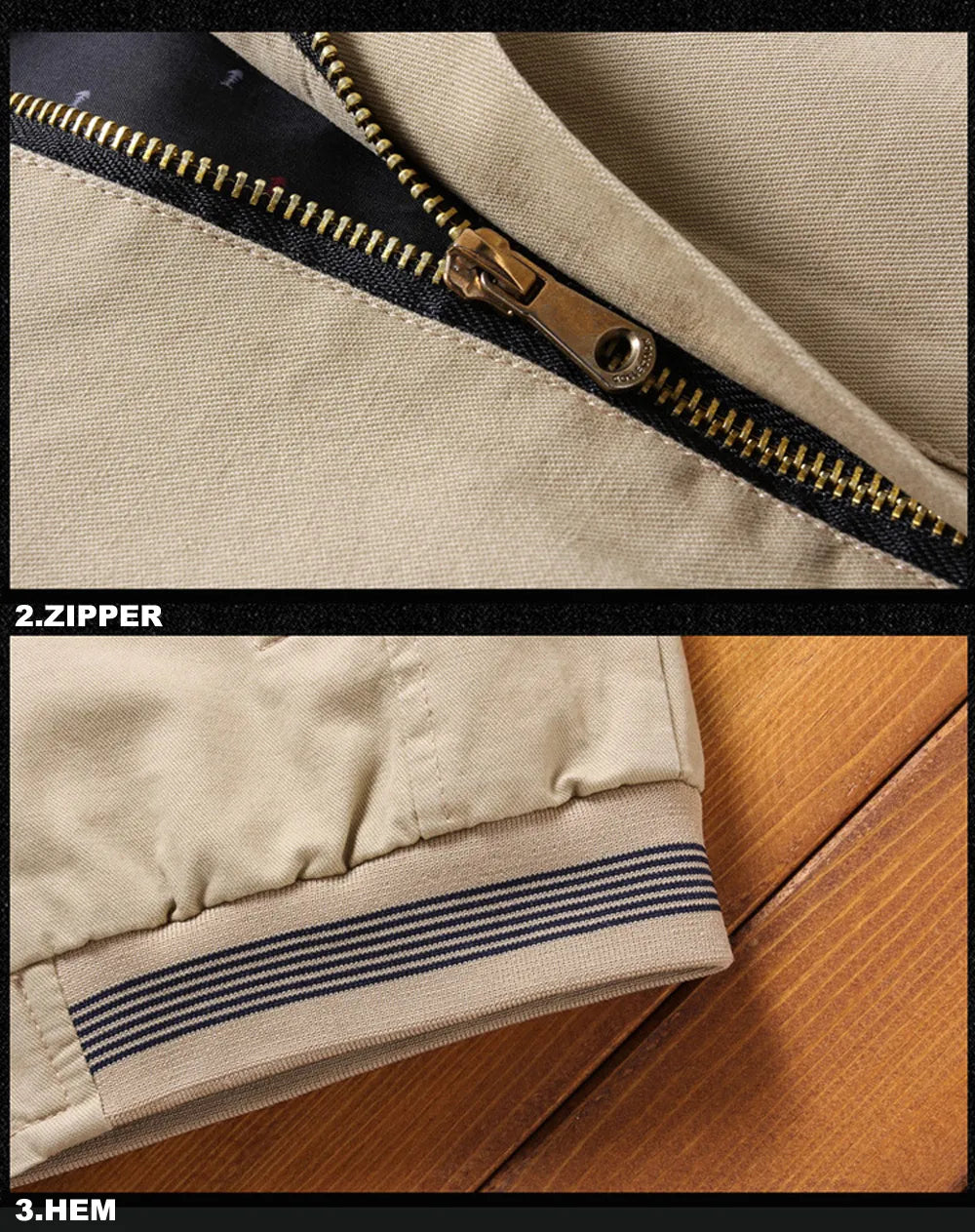 Men’s Fleece Lined Zip Jacket