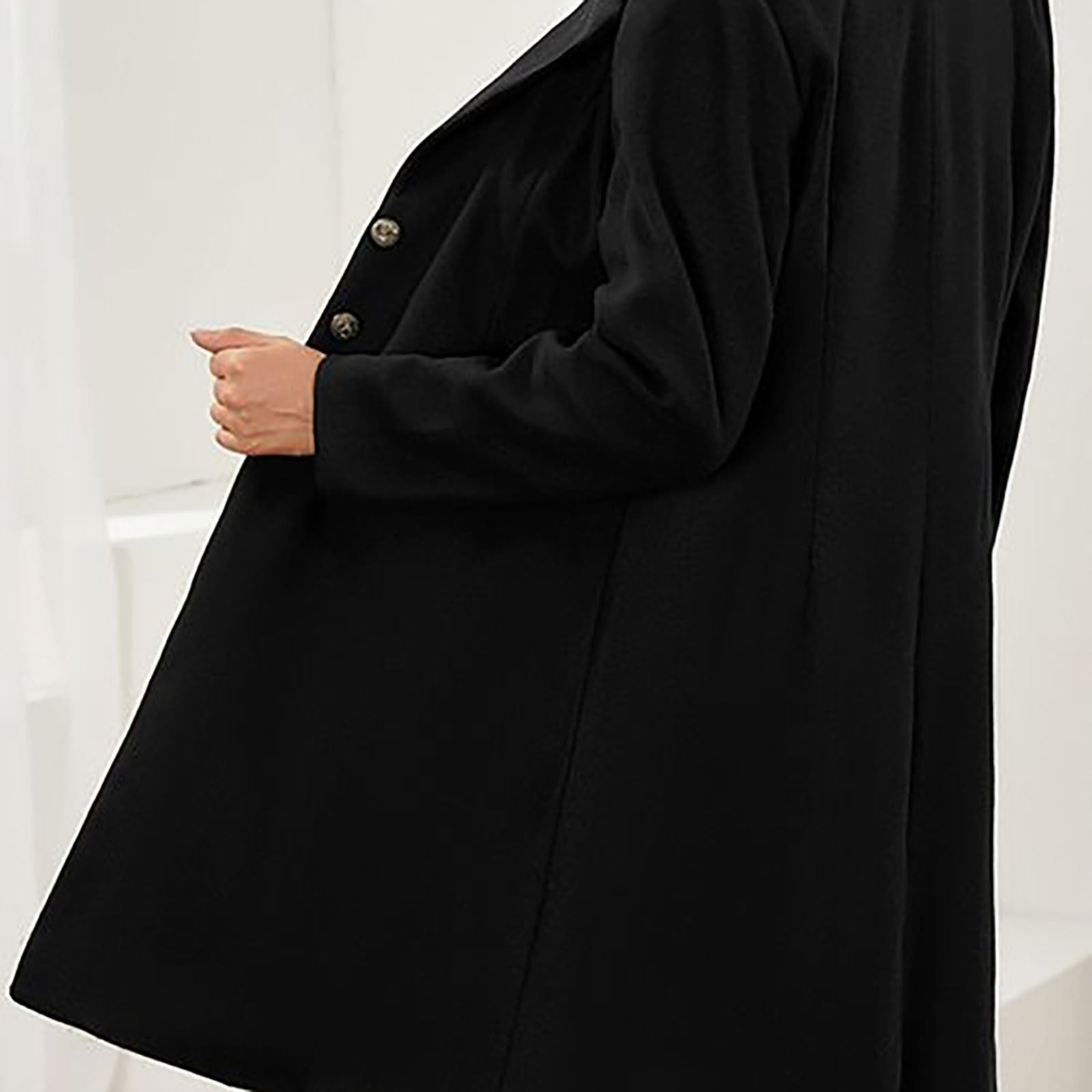 Women’s Tailored Longline Single-Breasted Coat