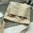 Women’s Corduroy Multi-Pocket Shoulder Bag