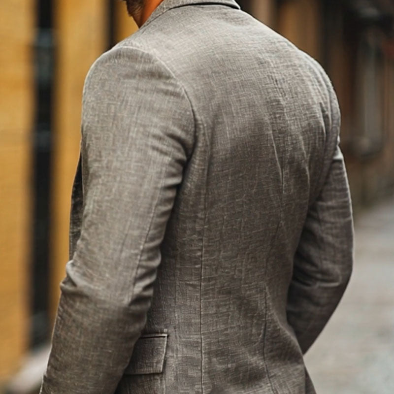Men's Textured Smart Casual Blazer