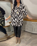 Women's Printed Loose Fit Blouse