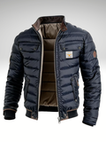 Men's Quilted Puffer Zip-Up Jacket