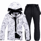 Men's Waterproof Ski Jacket and Snow Pants Set
