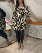 Women's Printed Loose Fit Blouse