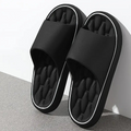 Claquettes de douche unisexes rembourrées avec semelle massante