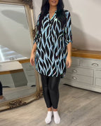Women's Printed Loose Fit Blouse