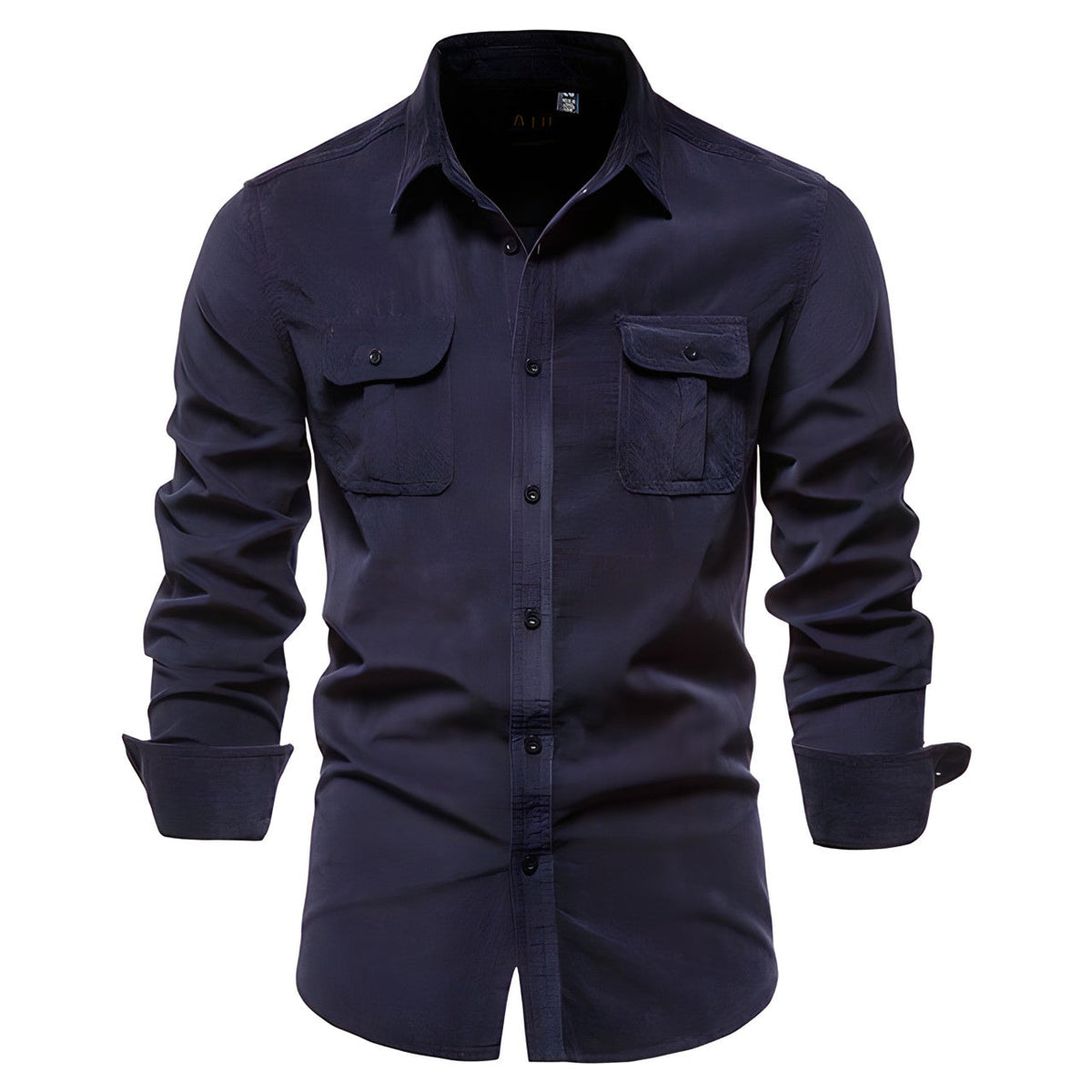 Chemise utilitaire pour homme avec poches poitrine boutonnées