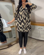Women's Printed Loose Fit Blouse