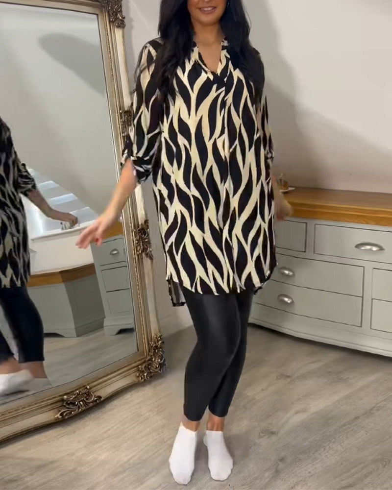 Women's Printed Loose Fit Blouse