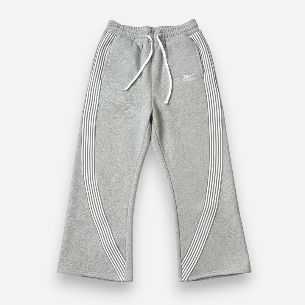 Men’s Wide Leg Joggers with Side Stripe Detail