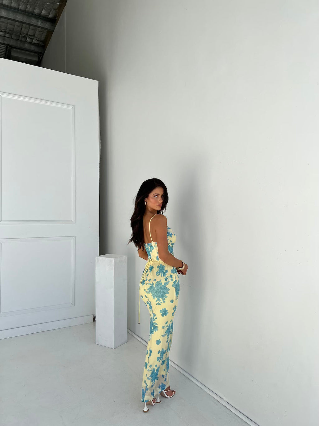 Women's Cotton Summer Floral Maxi Dress