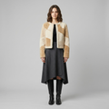 Mosaic Shearling Luxe Jacket
