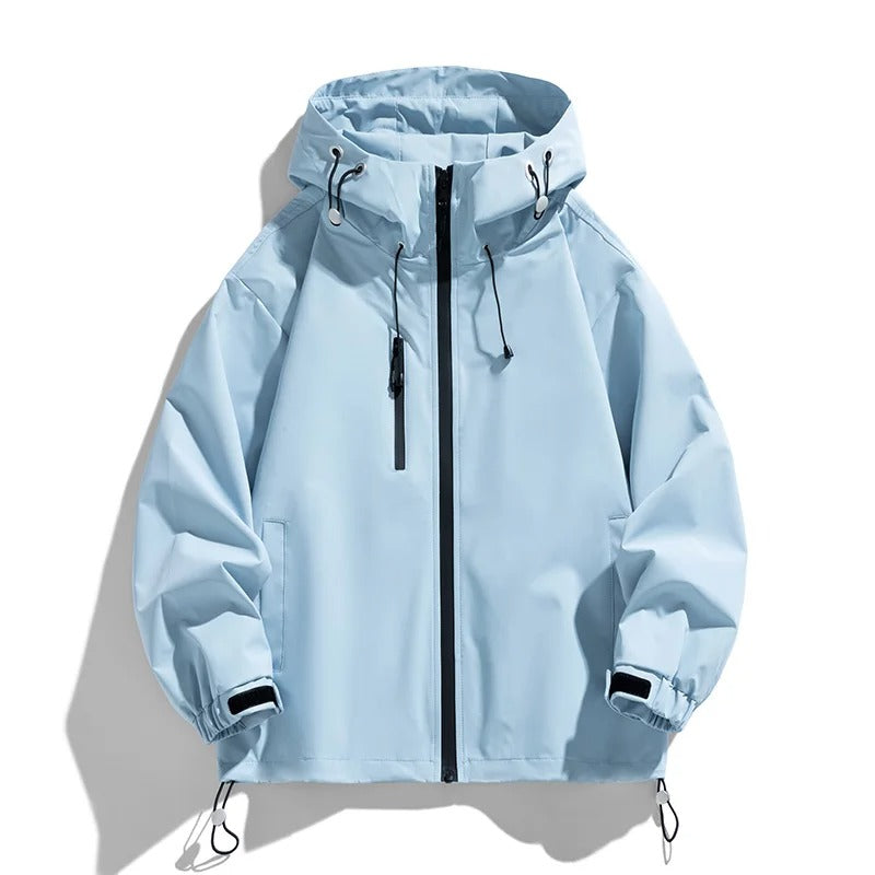 Women's Lightweight Hooded Rain Jacket | Relaxed Fit Windbreaker