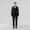 Structured Grid Statement Blazer
