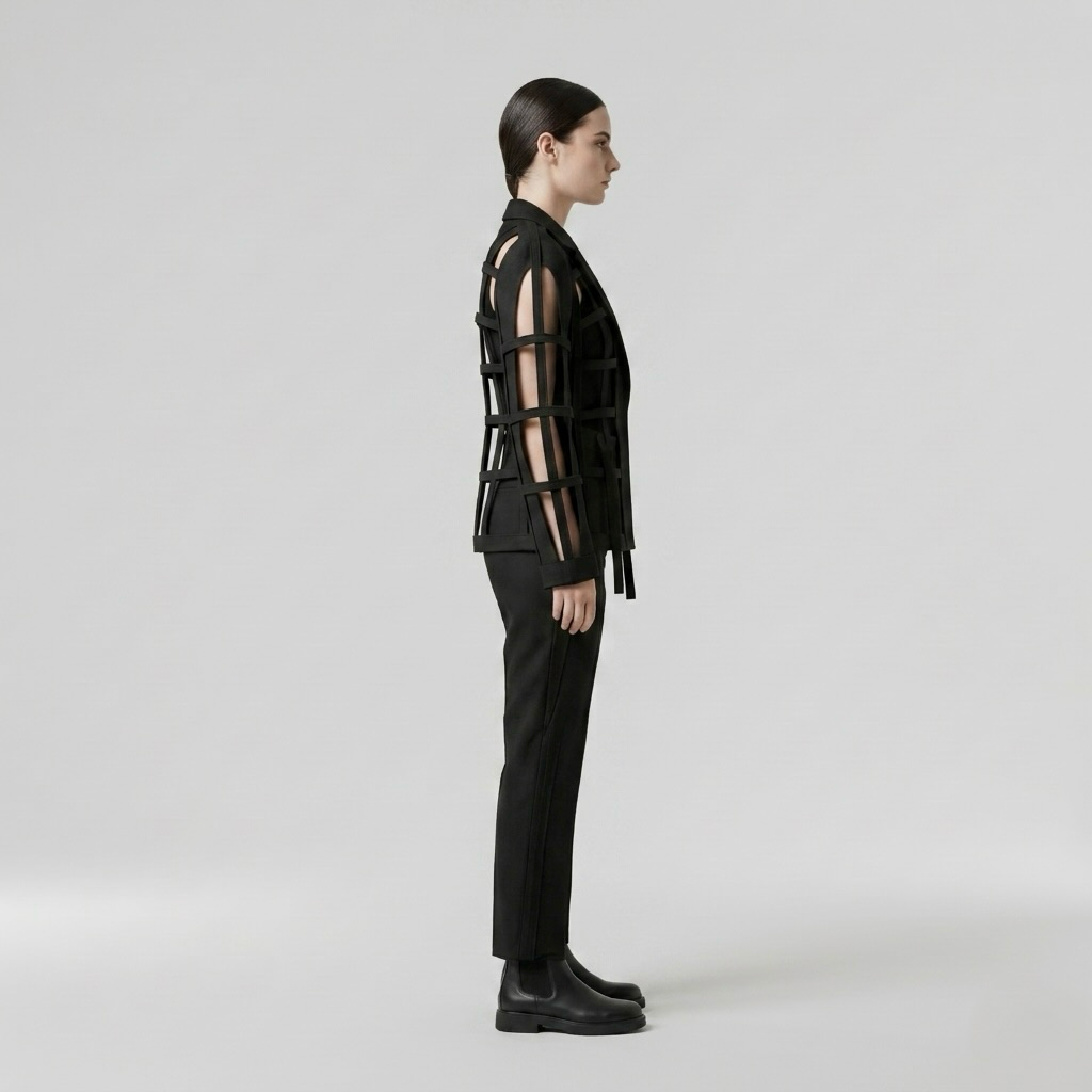 Structured Grid Statement Blazer