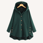 Women's Quilted Hooded Winter Coat | Fleece-Lined
