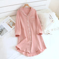 Women’s Striped Button-Down Nightdress
