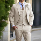 Men's 3-Piece Suit | Business Blazer, Waistcoat & Trousers