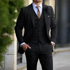 Men's 3-Piece Suit | Business Blazer, Waistcoat & Trousers