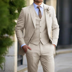 Men's 3-Piece Suit | Business Blazer, Waistcoat & Trousers