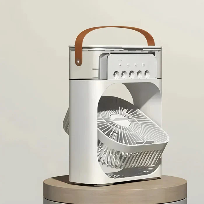 Portable Air Cooler with ABS Plastic LED Light and Water Tank for Summer