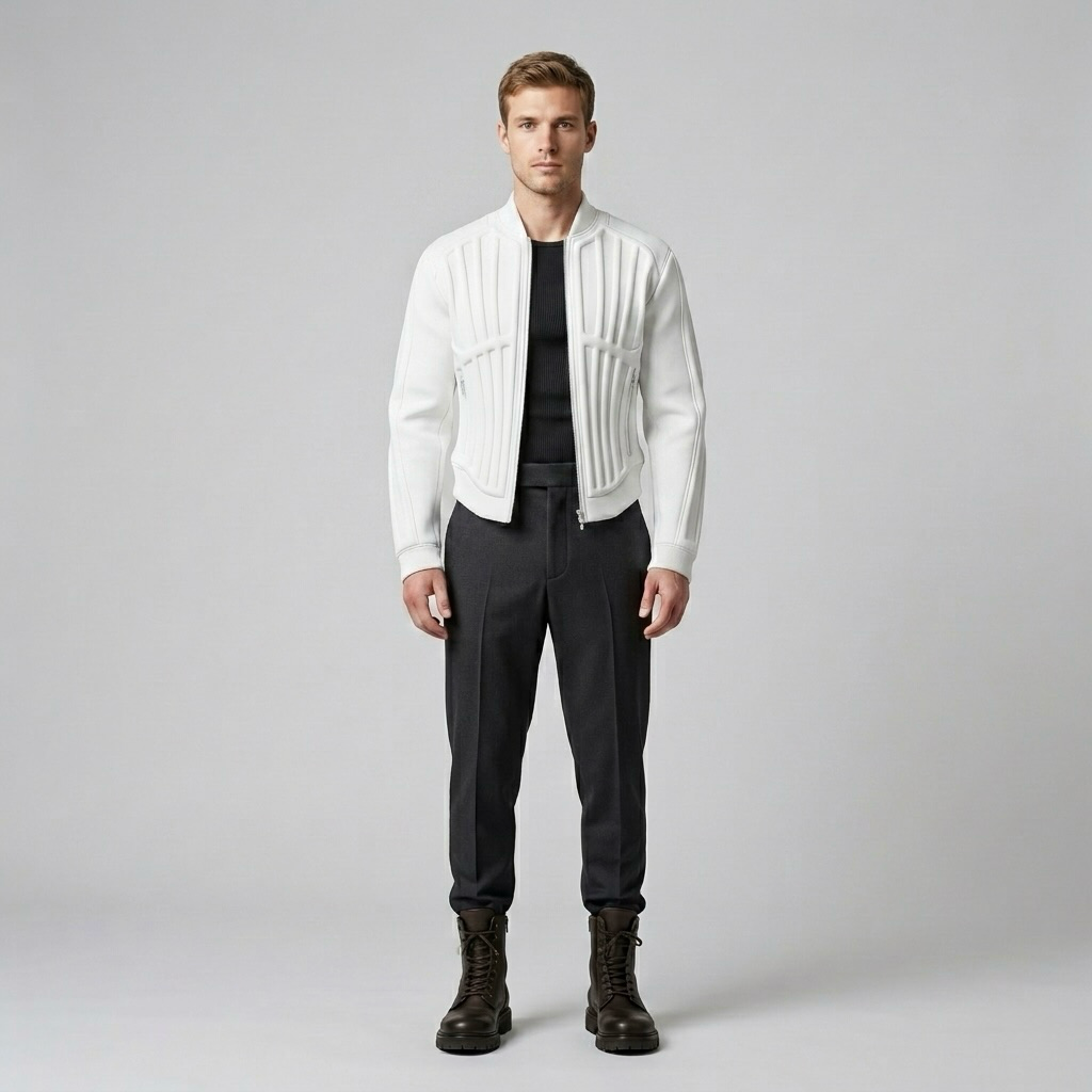 Grid Sculpt Jacket