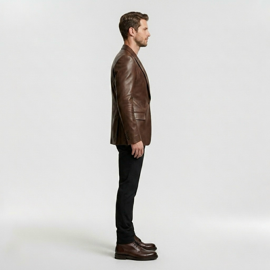 Luxe Leather Blazer