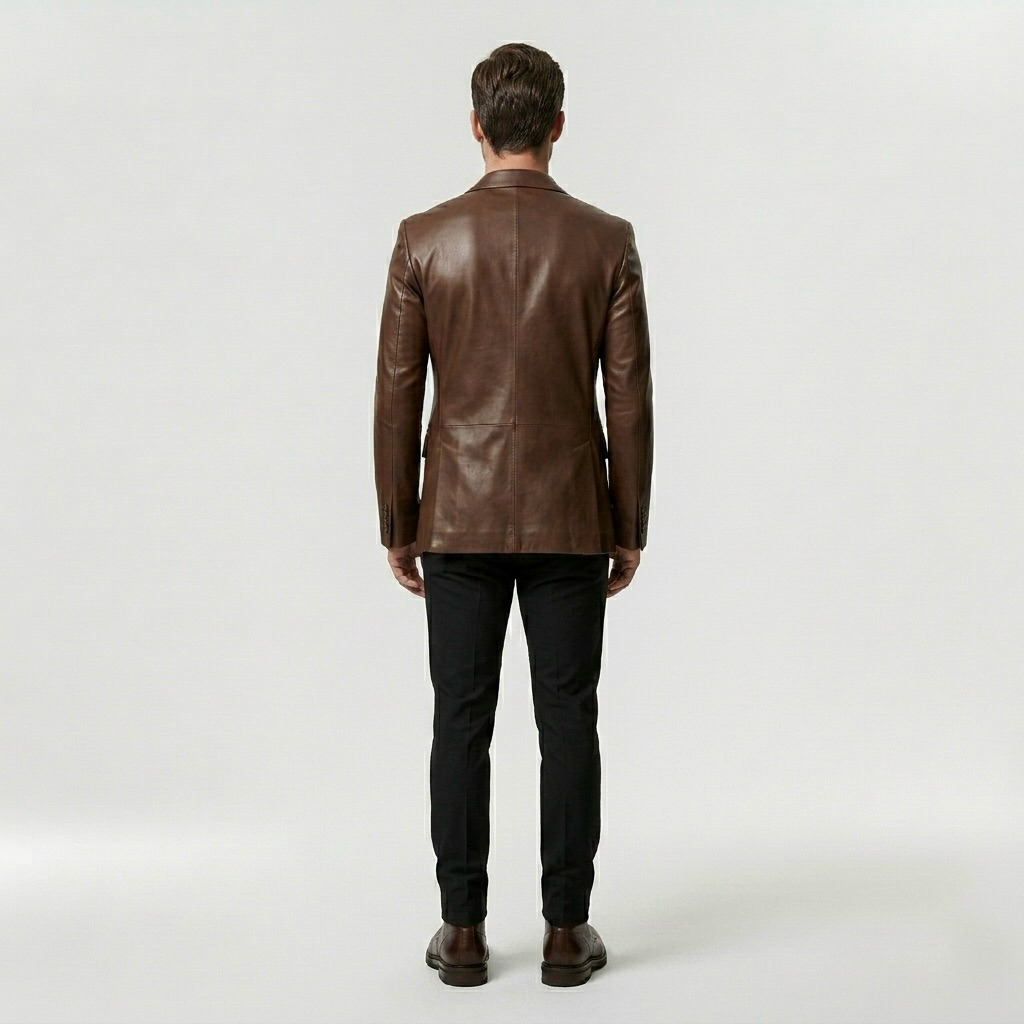 Luxe Leather Blazer