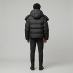 Doudoune à capuche oversize pour homme