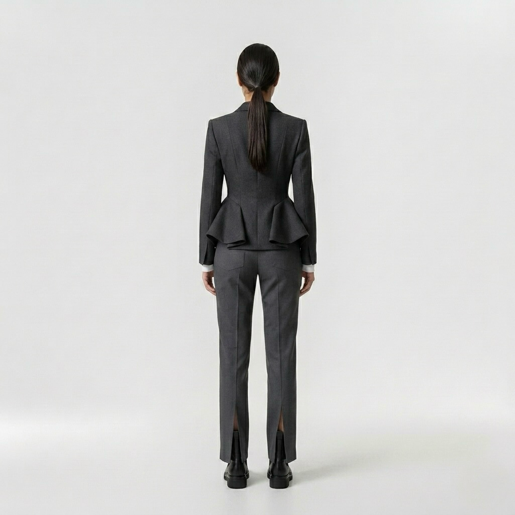 Architectural Fold Tailored Blazer