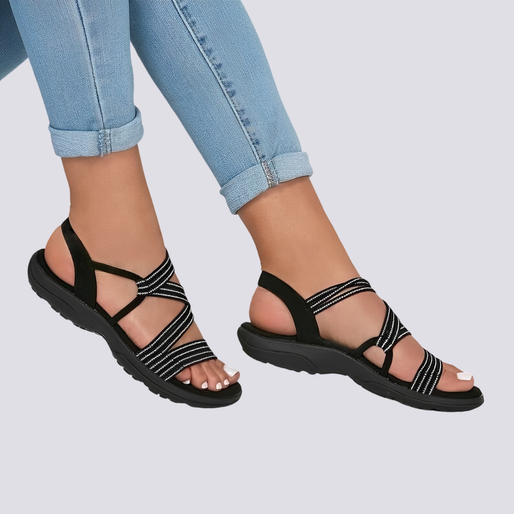 Women's Comfort Strappy Walking Sandals for Summer