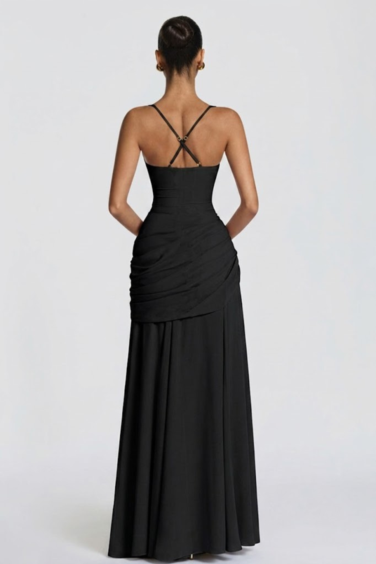 Women's Maxi Evening Dress in Jersey for Autumn