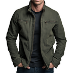Men's Cotton Zip Jacket | Classic Everyday Outerwear