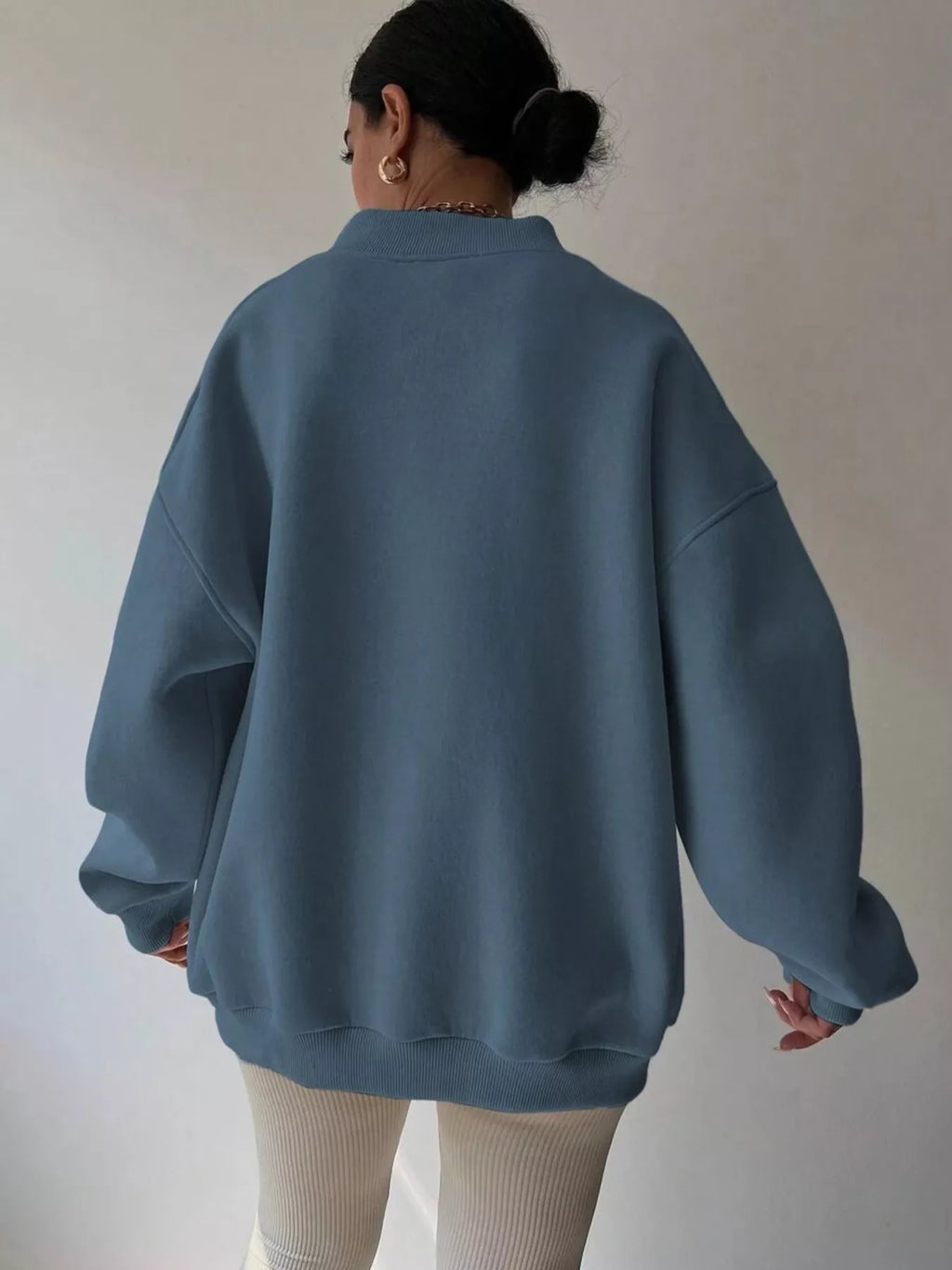 Women's Oversized V-Neck Jumper