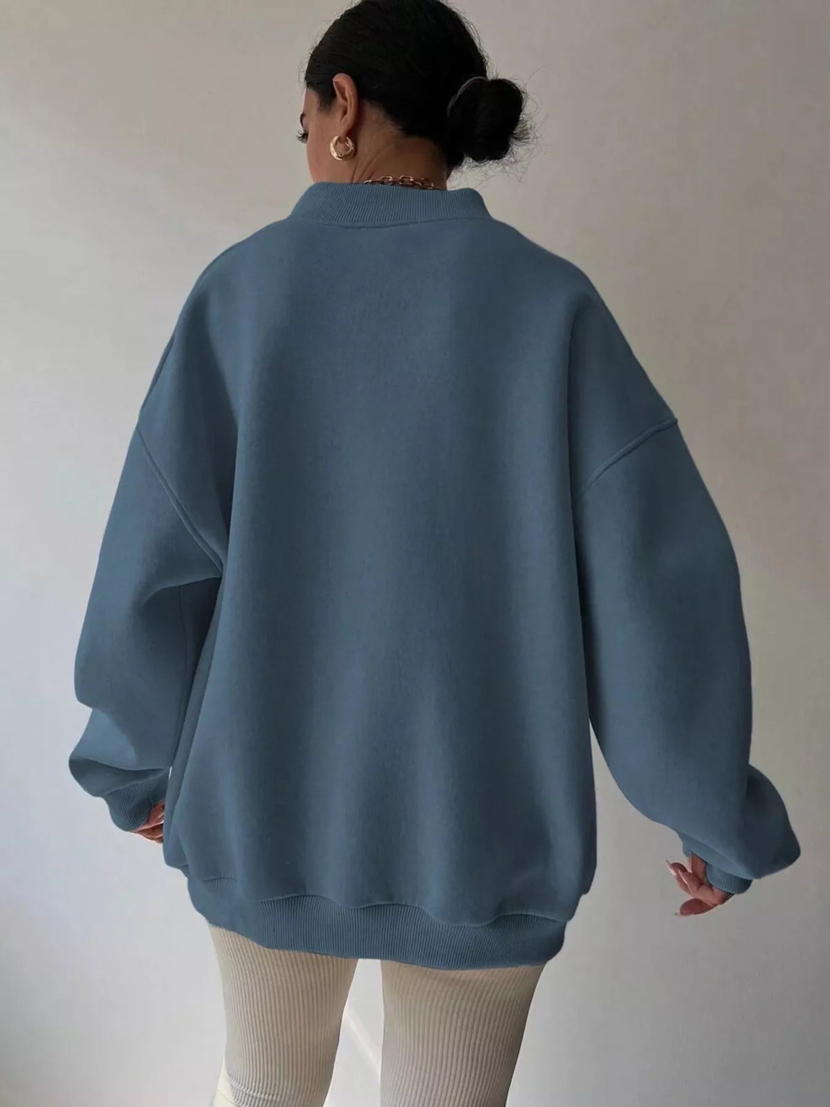 Women's Oversized V-Neck Jumper