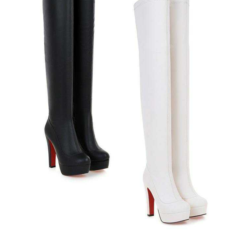 Women's Over-the-Knee Platform Stiletto Boots