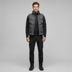 Gilet matelassé pour homme à col montant et poches