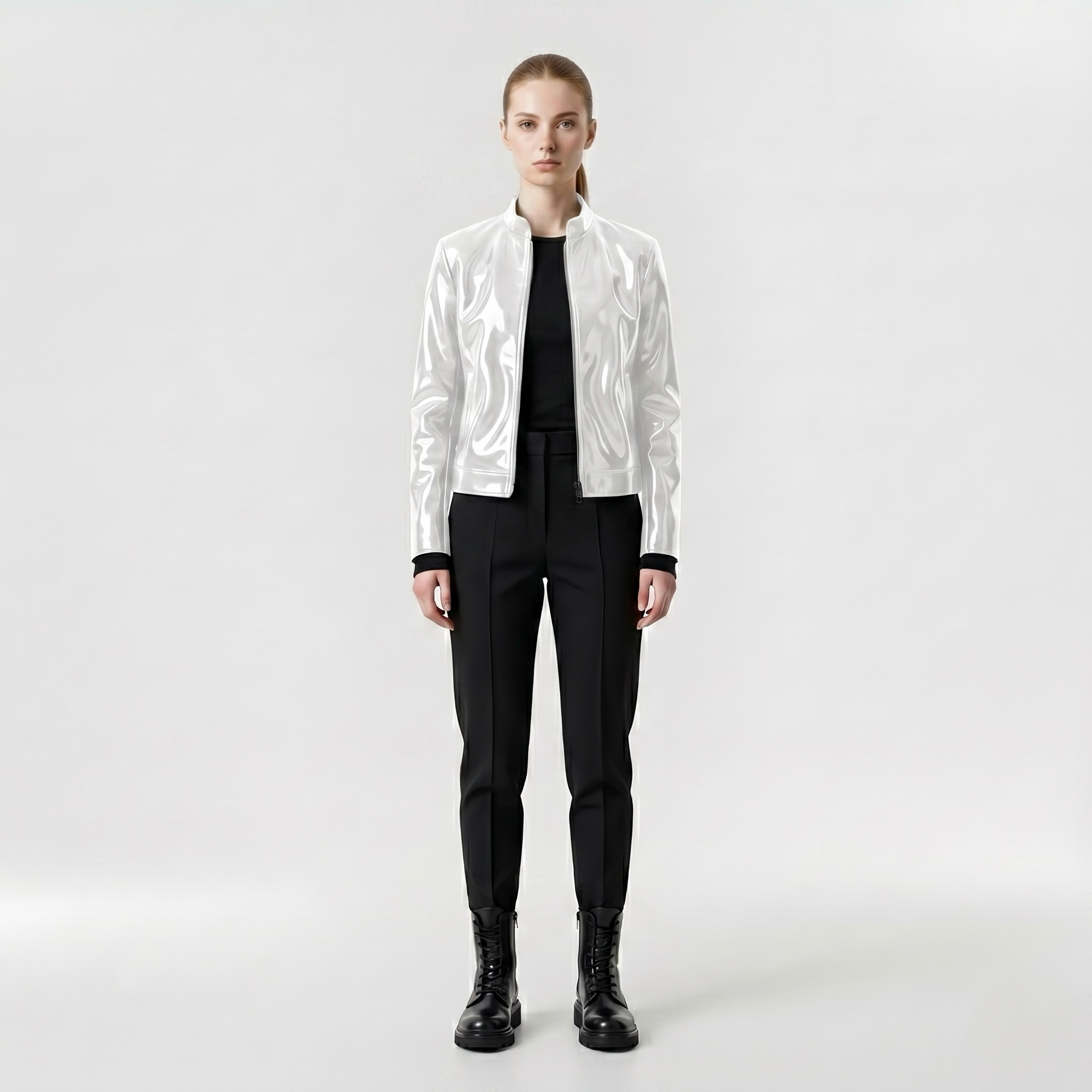 Liquid Gloss Moto Jacket