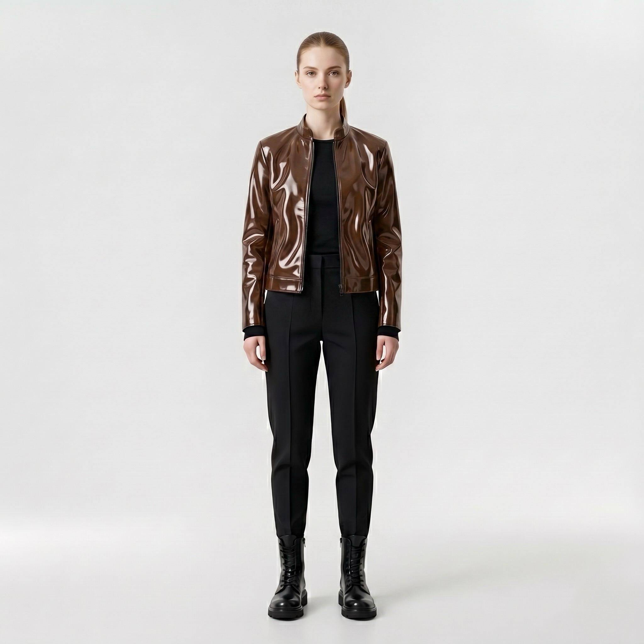 Liquid Gloss Moto Jacket