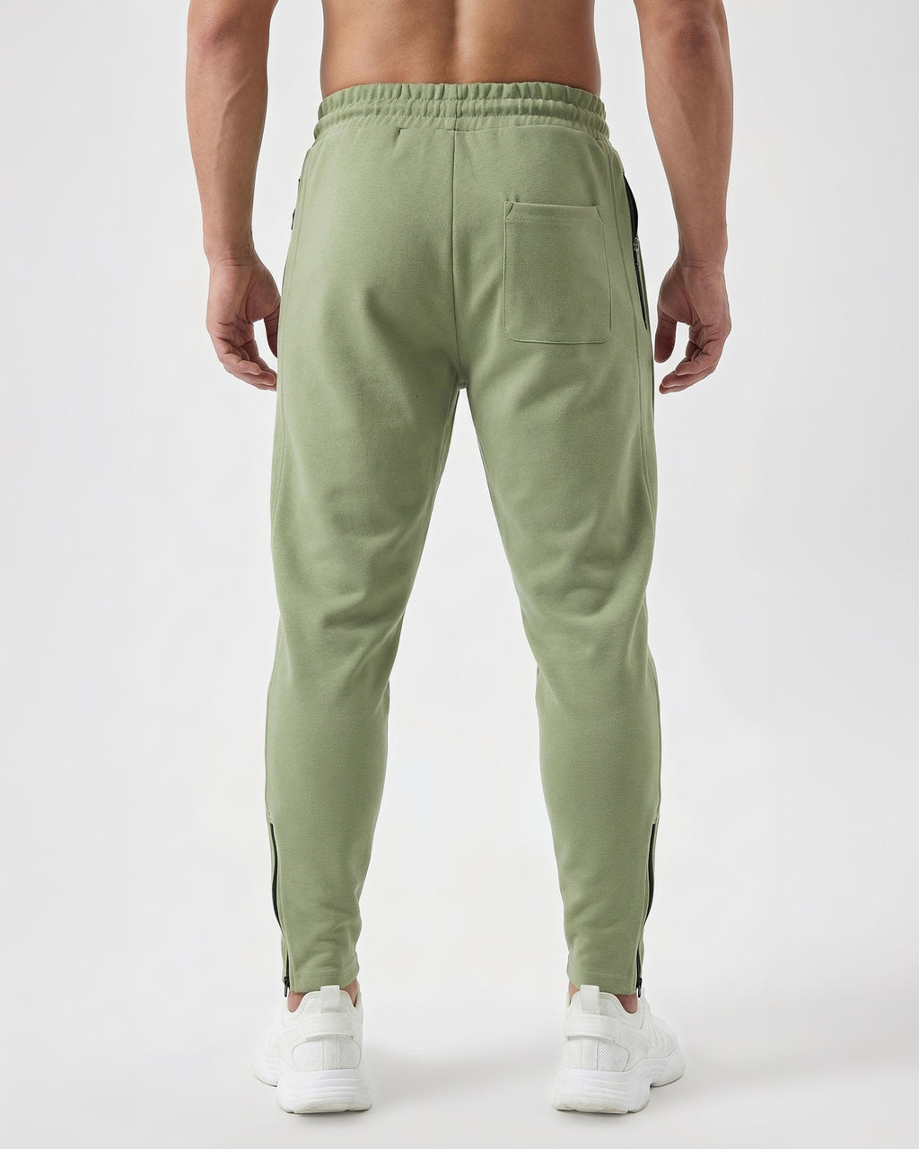 Men's Tapered Joggers with Zip Pockets