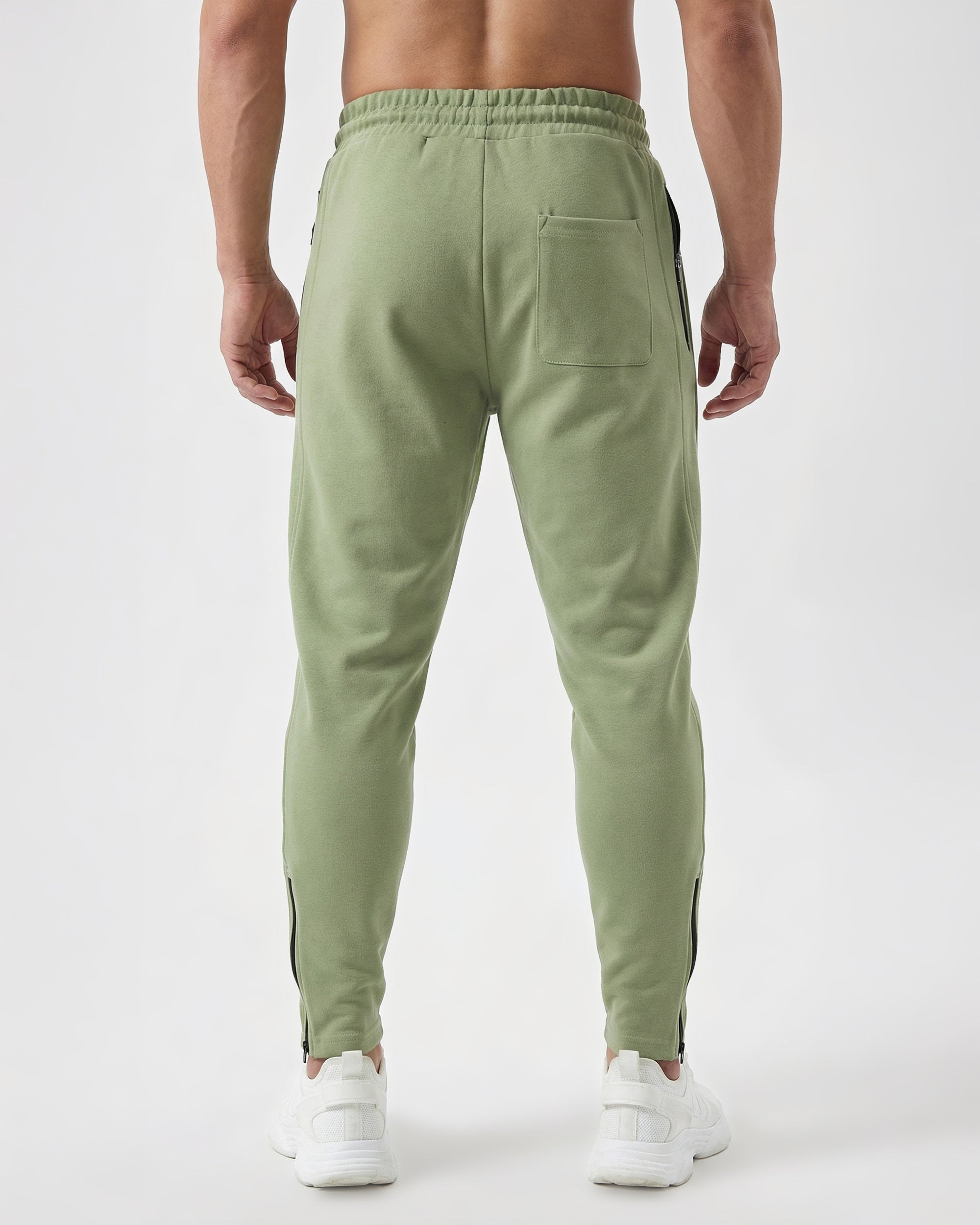 Joggers fuselés pour homme avec poches zippées