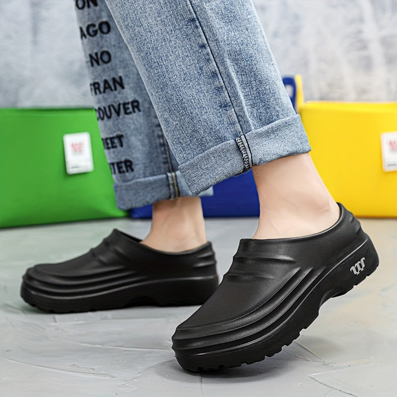 Unisex Lightweight Platform Clogs with Slip-On Design