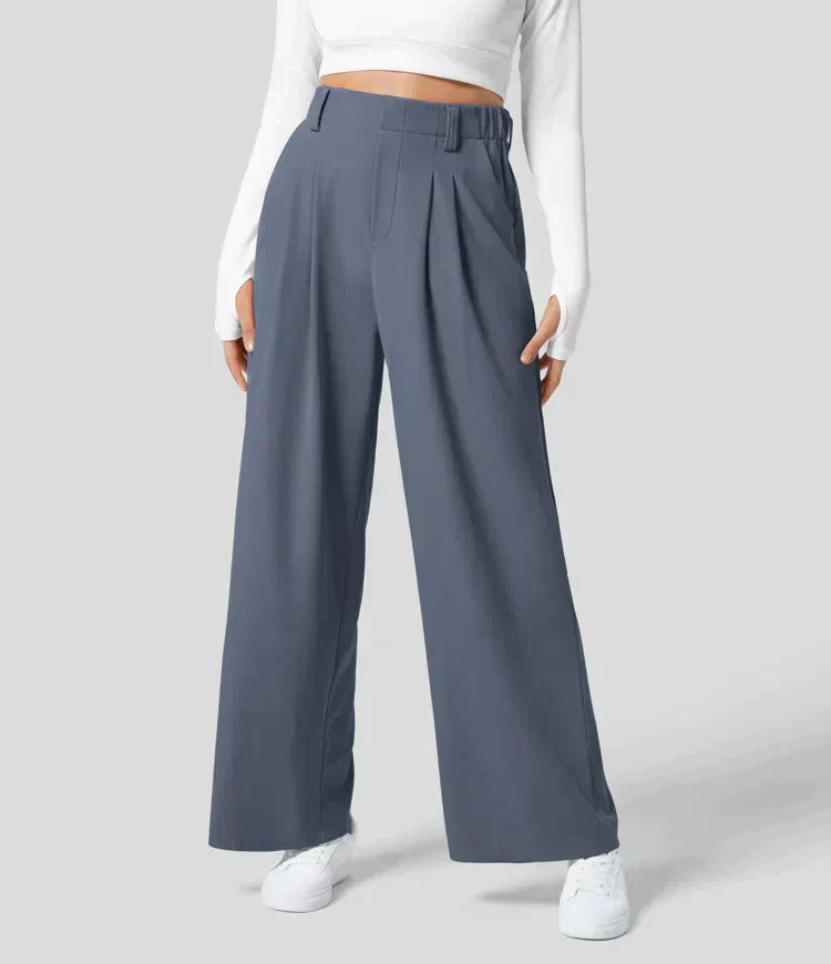 Women's Linen Summer Wide Leg Trousers
