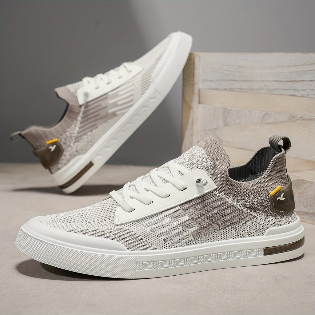 Baskets tricotées pour homme avec col ajusté façon chaussette