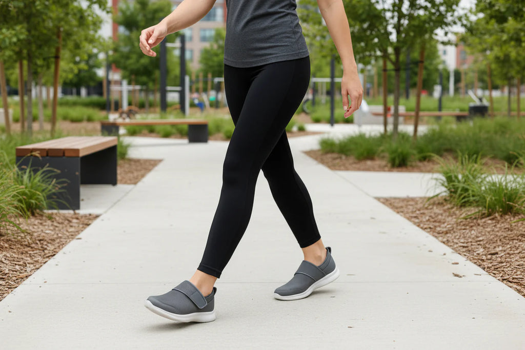 Women's Lightweight Hook & Loop Walking Shoes